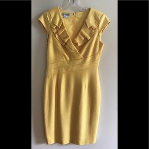 Canary Yellow Kay Unger Dress